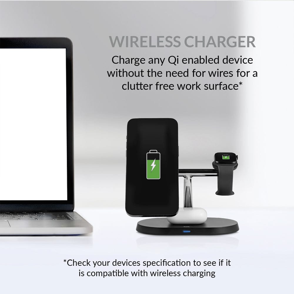 iTek Wireless Charger 3 in 1 MagSafe Wireless Rapid Charging Stand