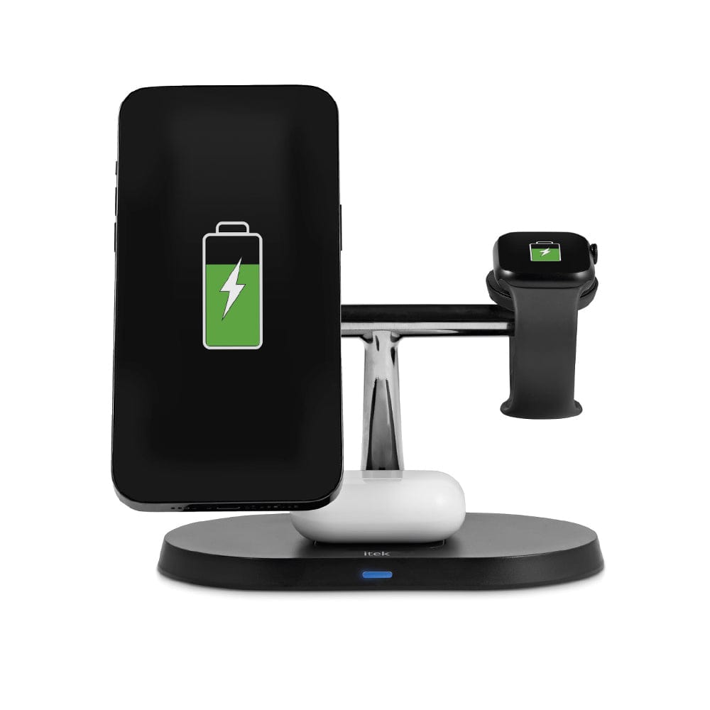 iTek Wireless Charger 3 in 1 MagSafe Wireless Rapid Charging Stand