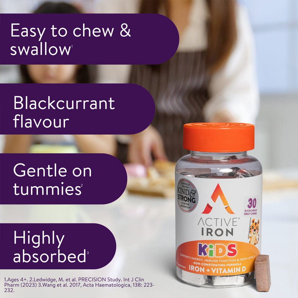 Active Iron Vitamins & Supplements Active Iron Kids 30 Chews