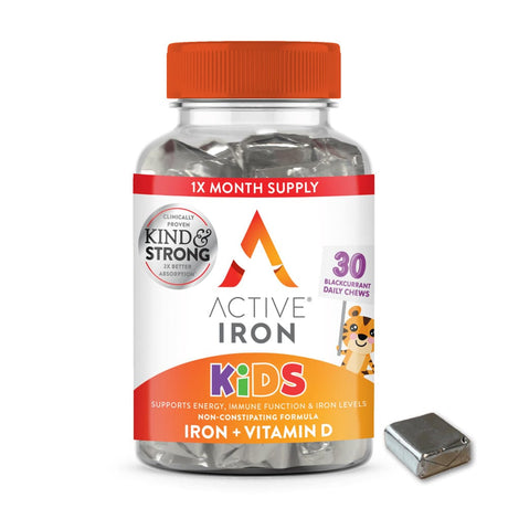 Active Iron Vitamins & Supplements Active Iron Kids 30 Chews