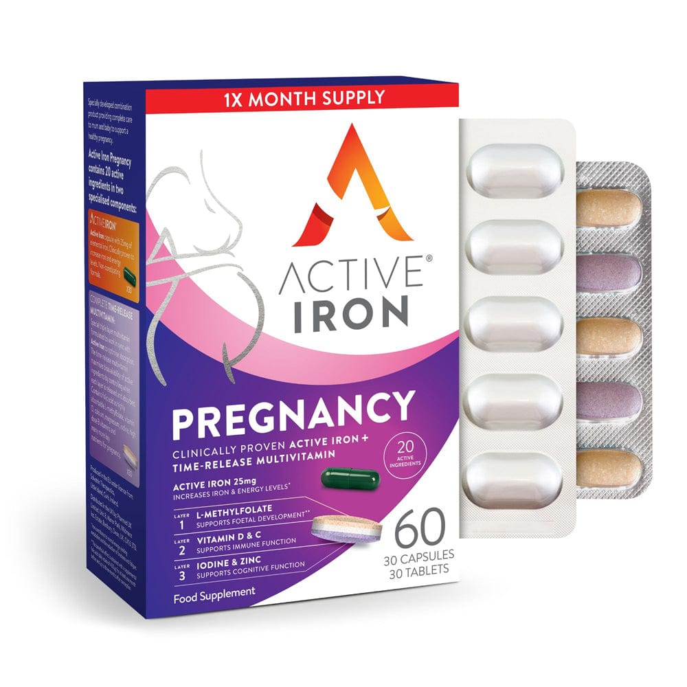 Active Iron Vitamins & Supplements Active Iron Pregnancy 60 Capsules