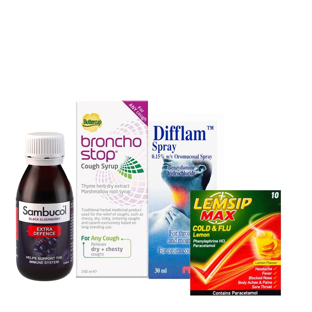 Meaghers Vitamins & Supplements Adult Cold & Flu Bundle