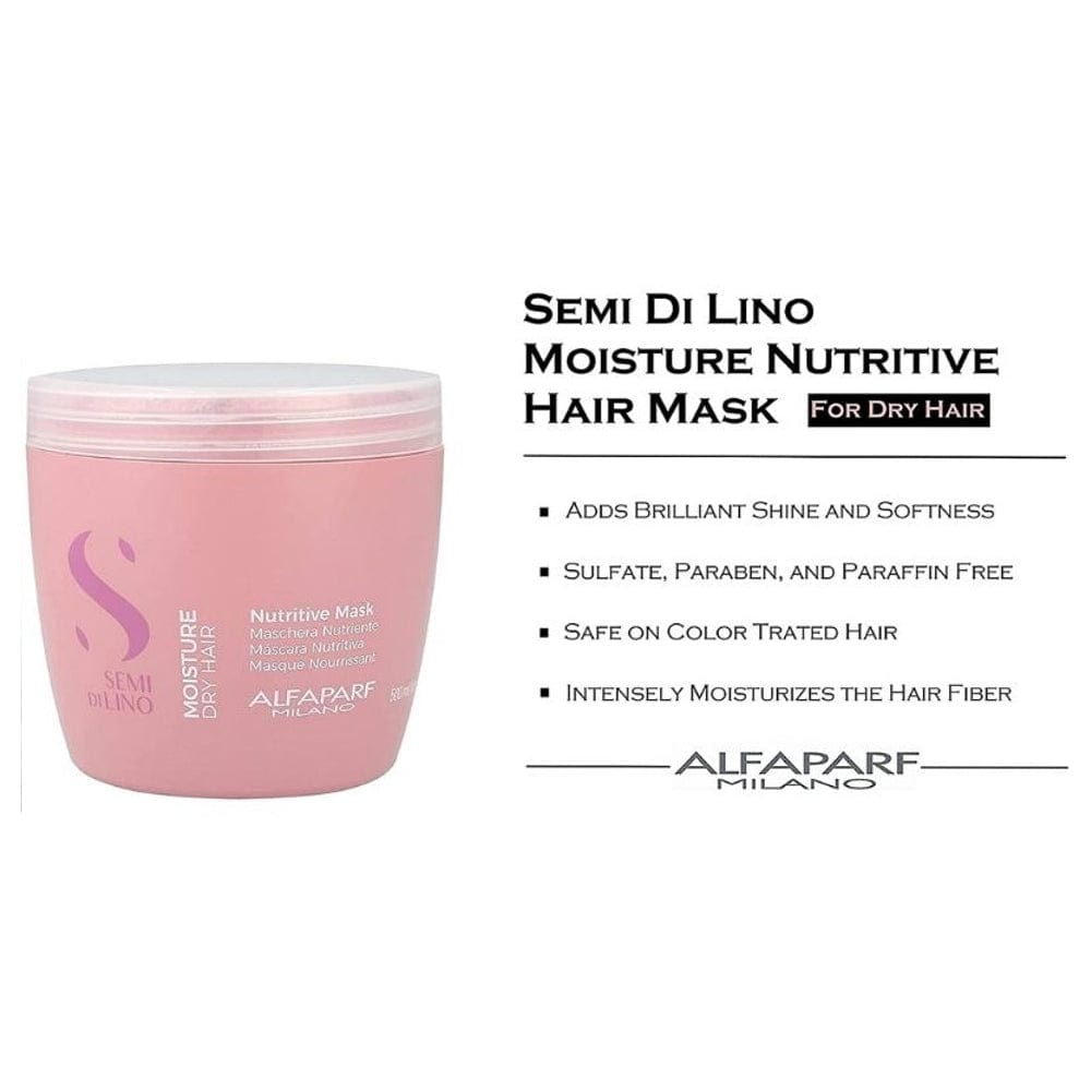 Alfaparf Hair Mask Alfaparf Semi Di Lino Moisture Nutritive Mask 500ml