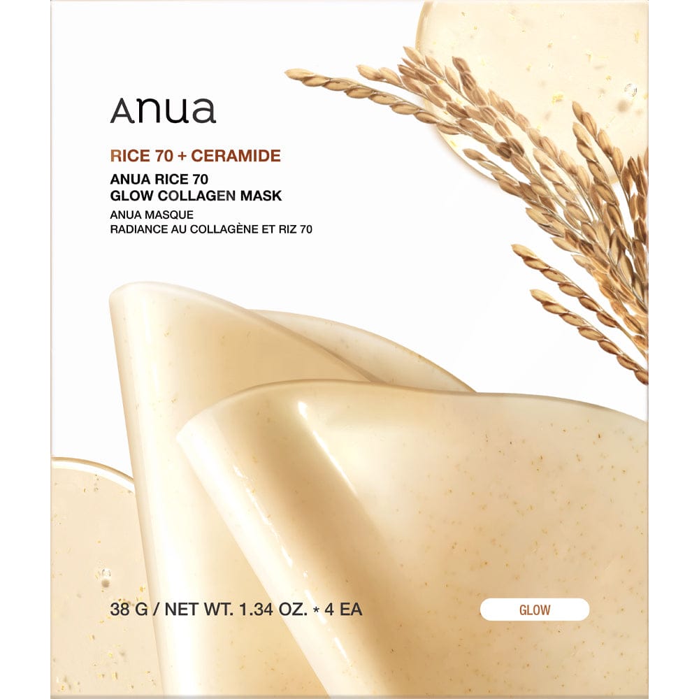 Anua Face Mask Anua Rice 70 Glow Collagen Mask (4 Pack)