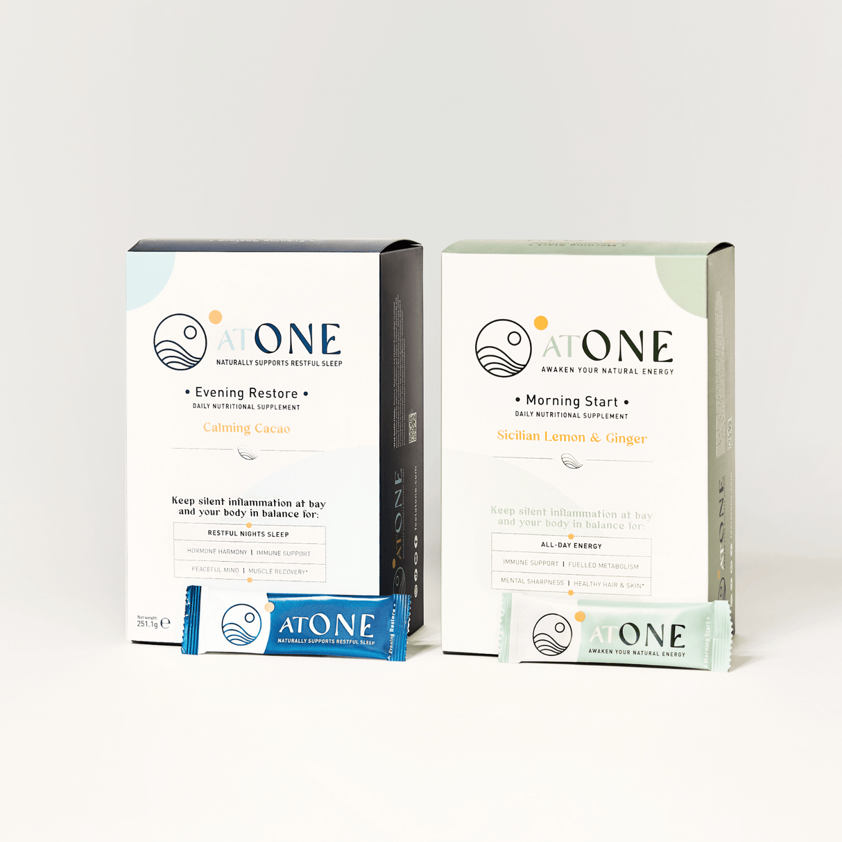 At One Food Supplement At One Morning & Evening Bundle