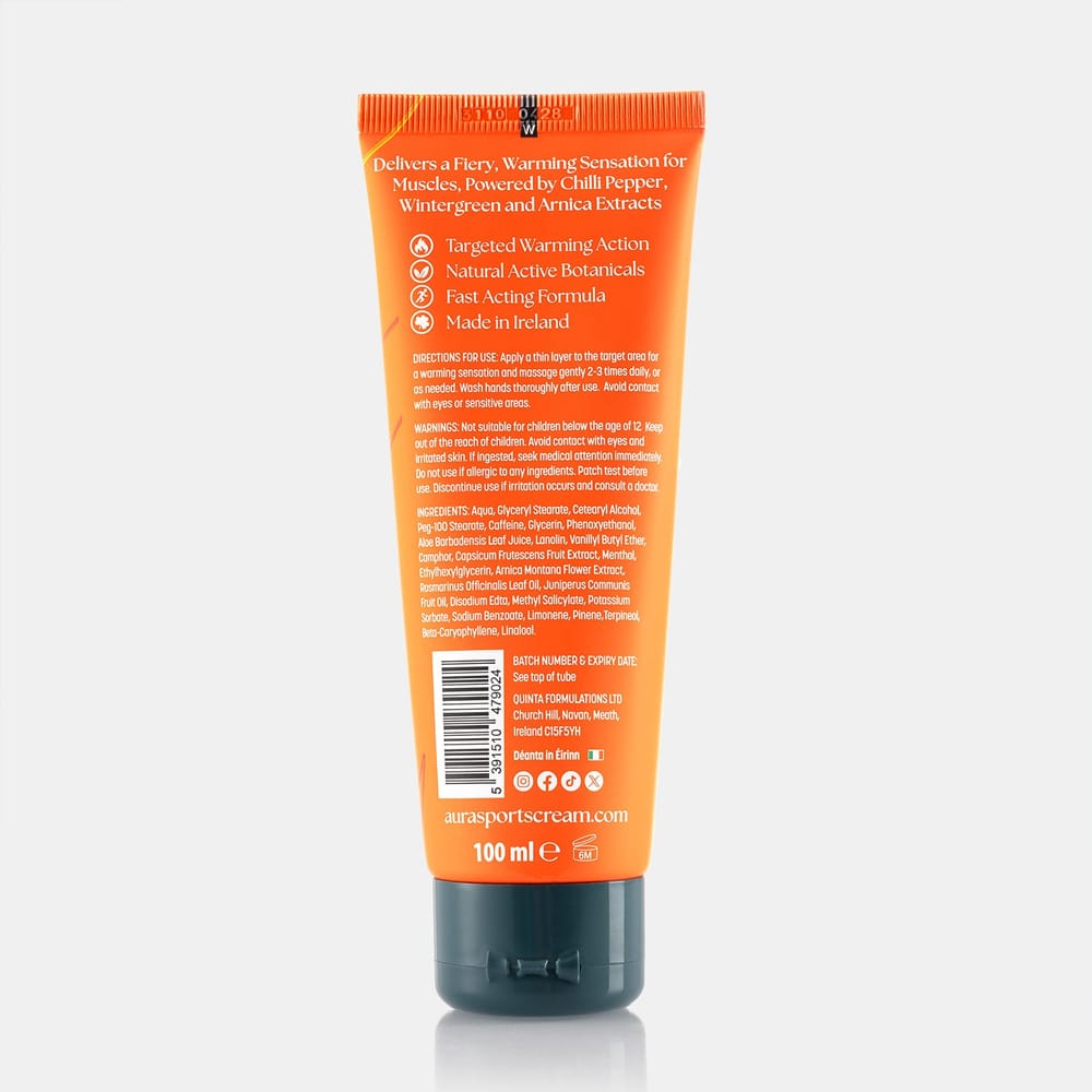 Aura Recovery Cream AURA Sports Recovery Cream 100ml
