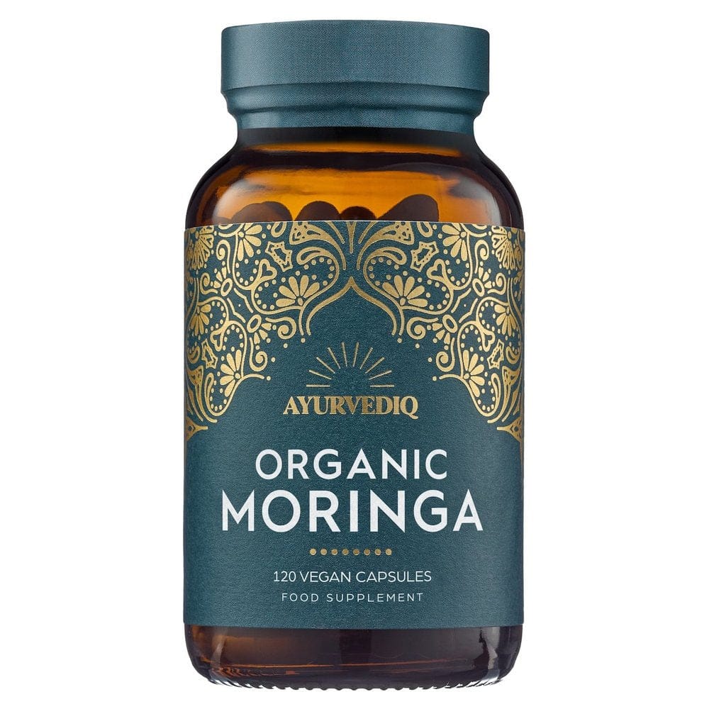 AYURVEDIQ Vitamins & Supplements Ayurvediq Organic Moringa 120 Capsules
