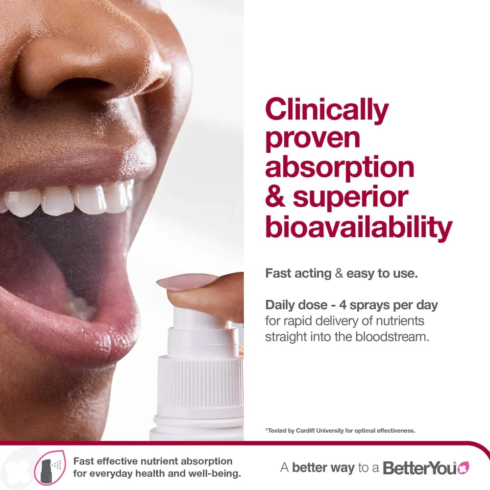 BetterYou Vitamins & Supplements BetterYou Iron 5mg Daily Oral Spray