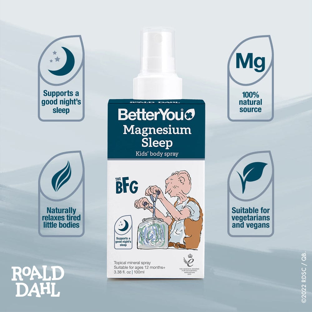 BetterYou Magnesium Sleep Kids Body Spray 100ml Meaghers Pharmacy