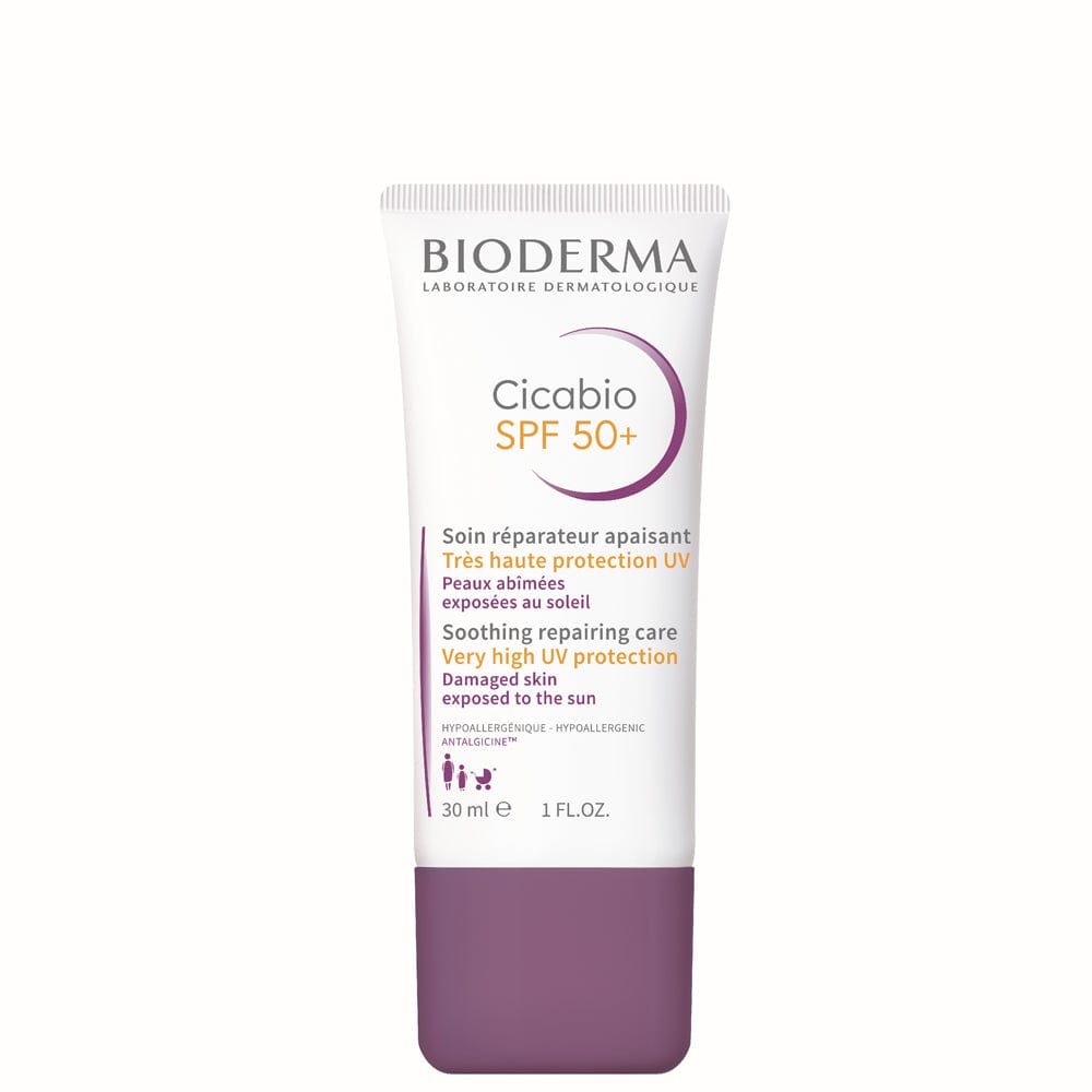Bioderma Moisturiser With Spf Bioderma Cicabio SPF50+ Soothing Repairing Cream 30ml