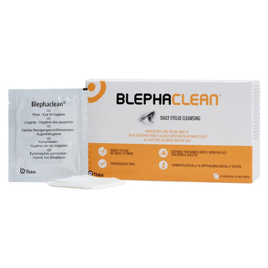 Meaghers Pharmacy Eyelid Hygiene Blephaclean Eyelid Cleansing Wipes 20 Pack