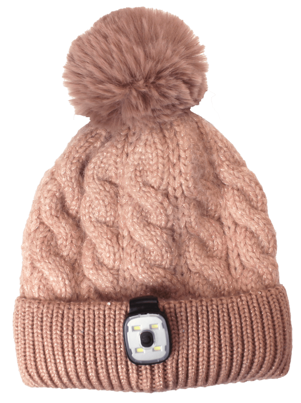 brandwell hat Brandwell Chunky Knit Hat With Removeable LED Light