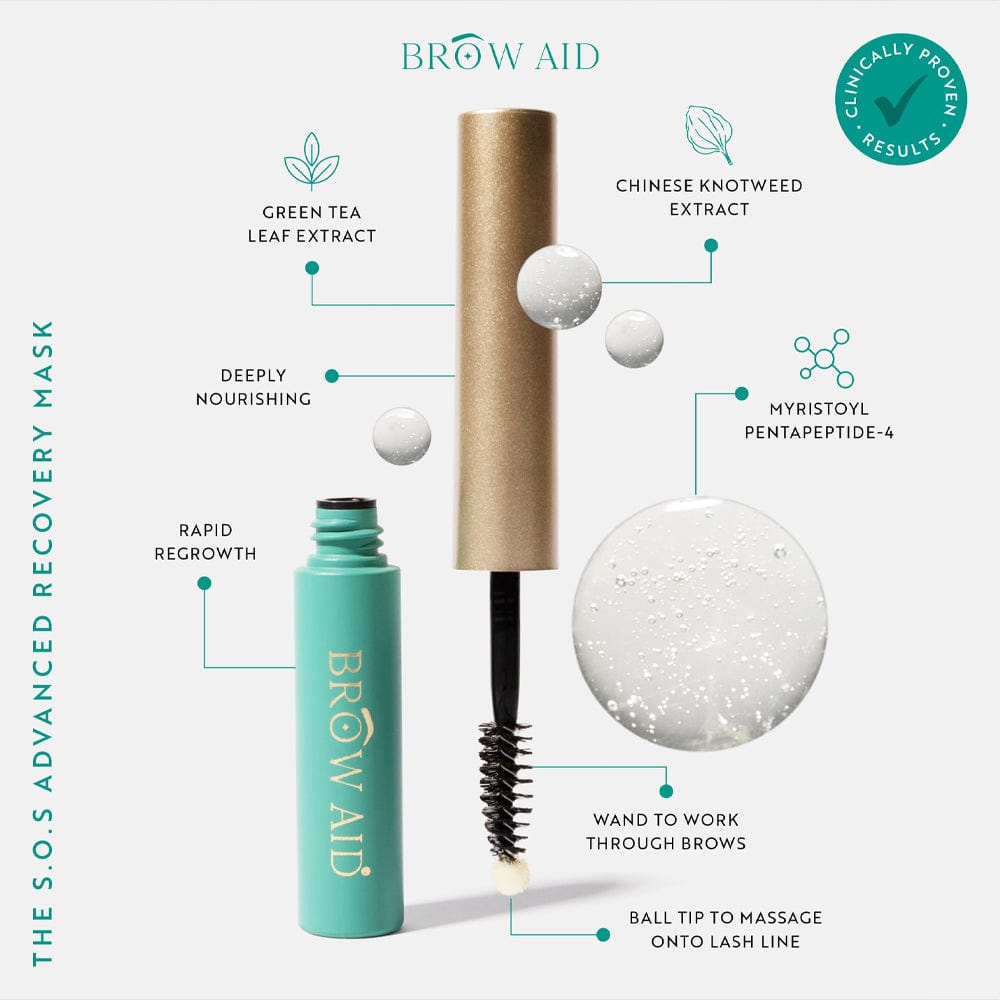 Brow Aid Recovery Mask Brow Aid The S.O.S ADVANCED Brow & Lash Recovery Mask