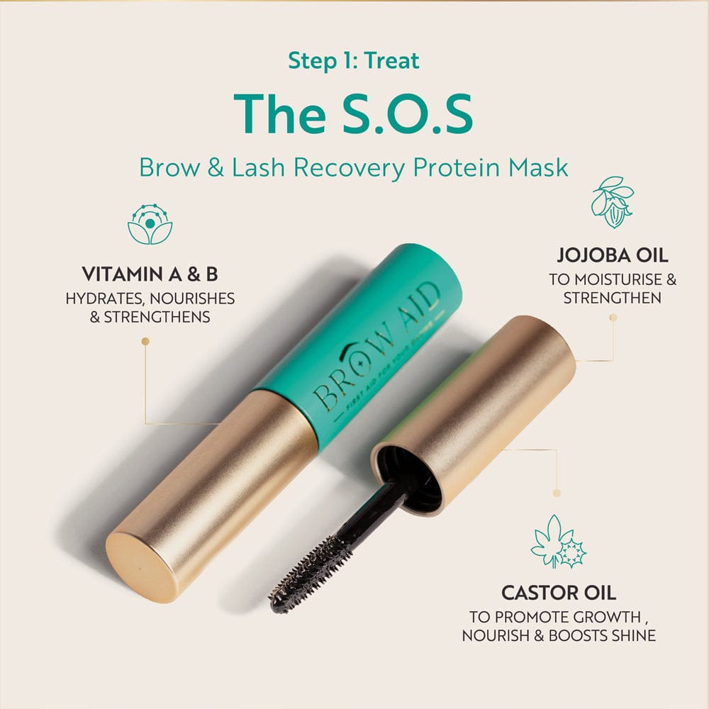 Brow Aid Brow & Lash Mask Brow Aid The S.O.S Brow & Lash Recovery Mask