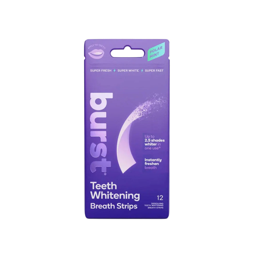 Burst Oral Care Teeth Whitening Burst Teeth Whitening Breath Strips