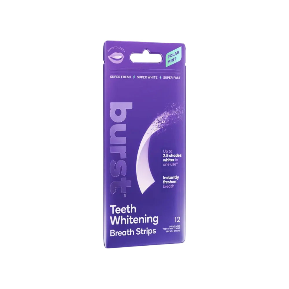 Burst Oral Care Teeth Whitening Burst Teeth Whitening Breath Strips