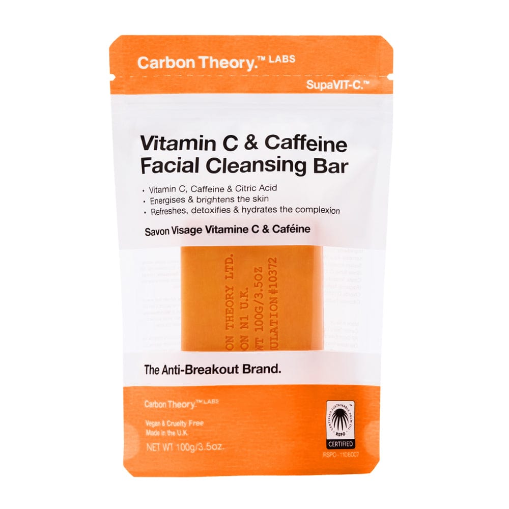 Carbon Theory Soap Carbon Theory Vitamin C & Caffeine Facial Cleansing Bar
