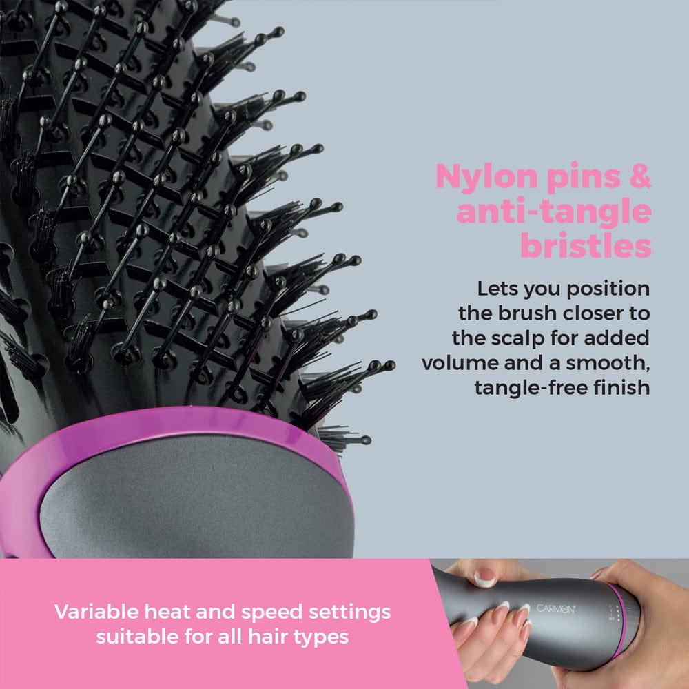 Carmen Hot Air Brush Carmen Neon Series Volumising Hot Air Brush