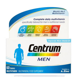 You added <b><u>Centrum Men 60 Tablets</u></b> to your cart.