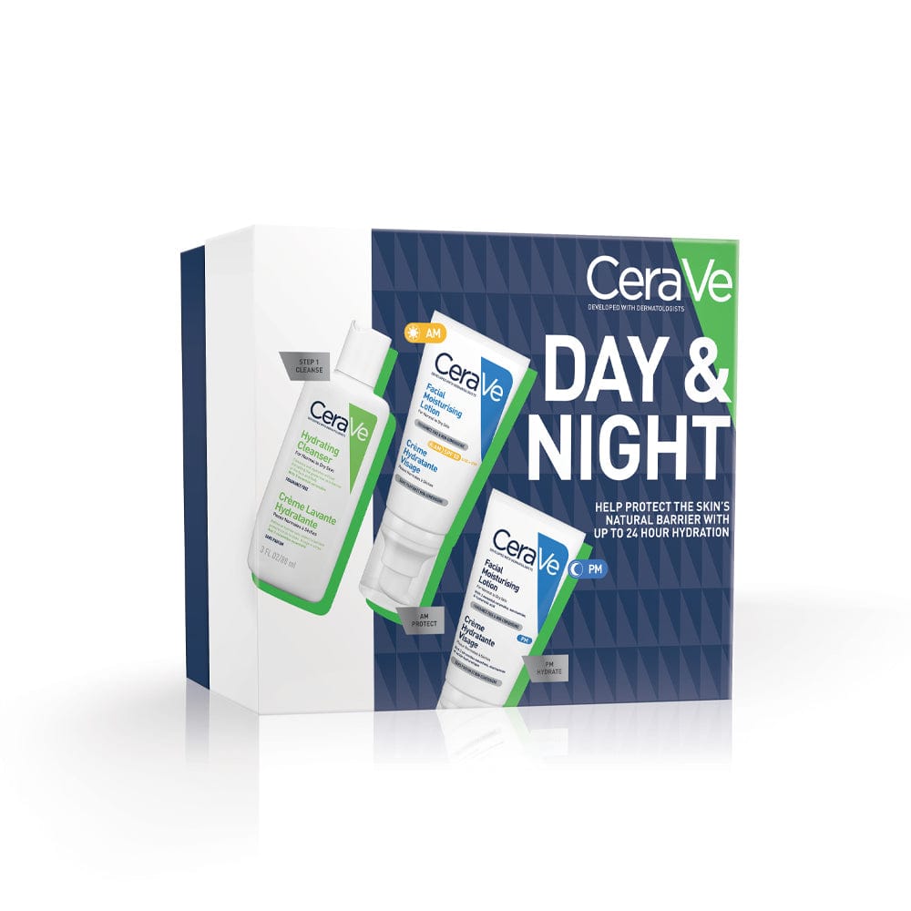 Cerave skincare set CeraVe Day & Night Facial Hydration Gift Set