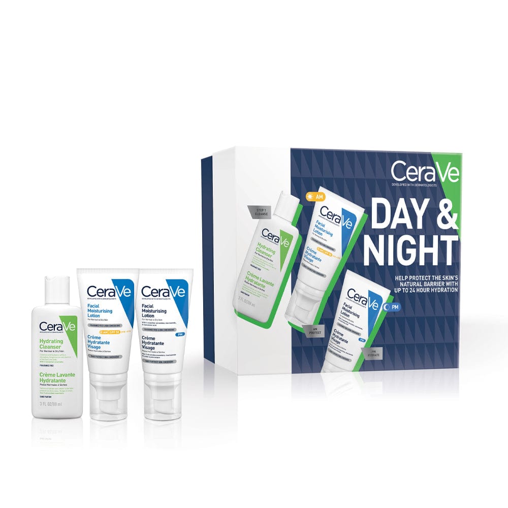 Cerave skincare set CeraVe Day & Night Facial Hydration Gift Set