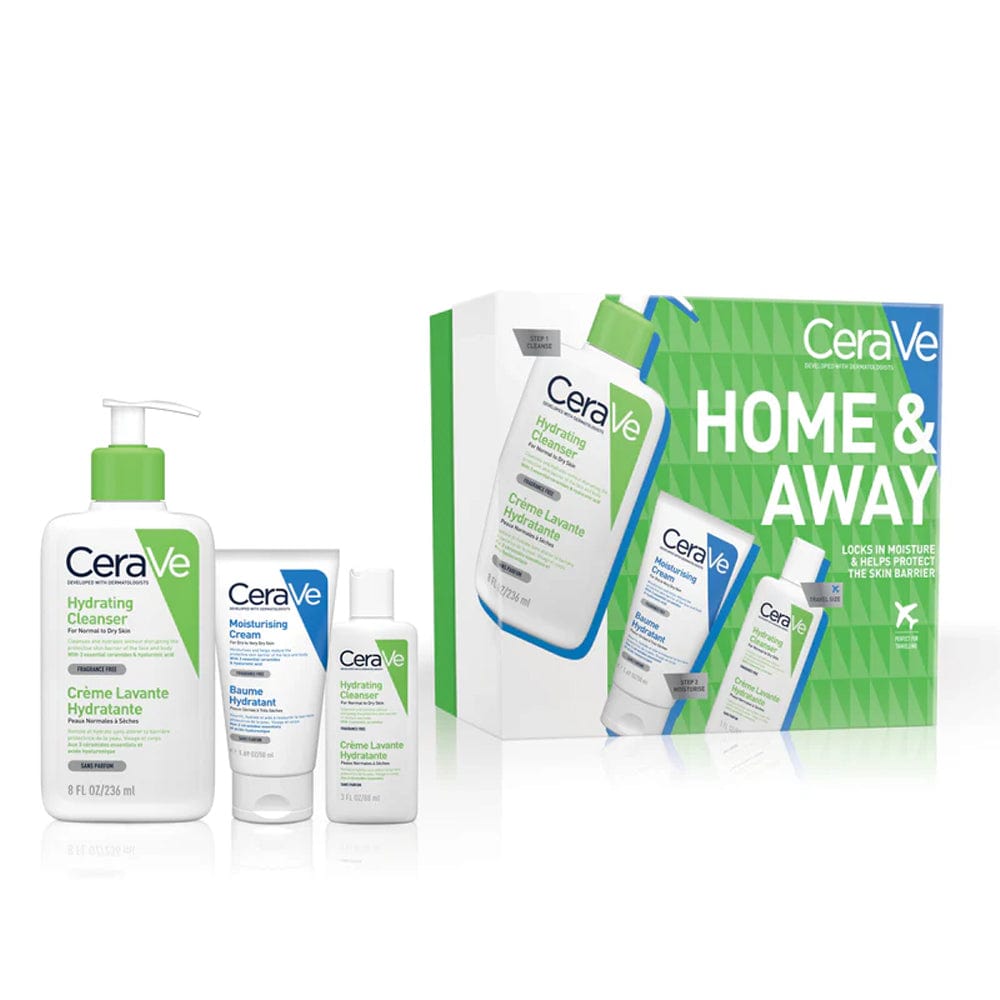 Cerave Skincare Set CeraVe Home & Away Skincare Gift Set