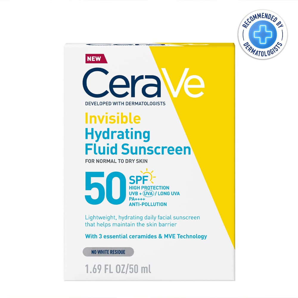 Cerave Sun Protection CeraVe Invisible Hydrating Fluid Sunscreen SPF50 50ml