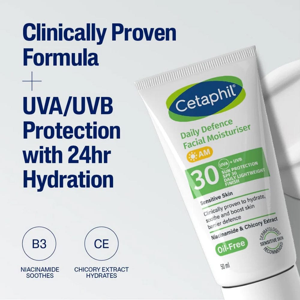 Cetaphil Moisturiser With SPF Cetaphil Daily Defence Moisturiser SPF30 50ml