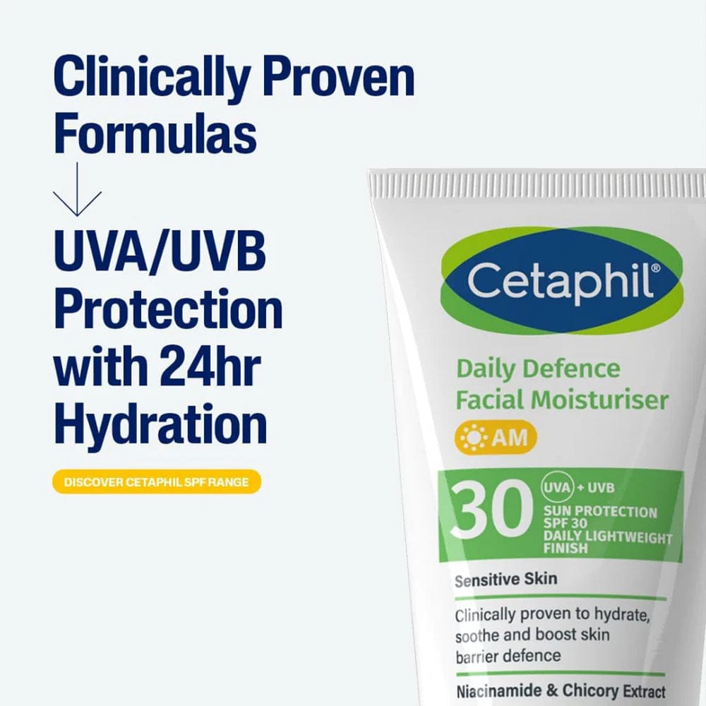 Cetaphil Moisturiser With SPF Cetaphil Daily Defence Moisturiser SPF30 50ml