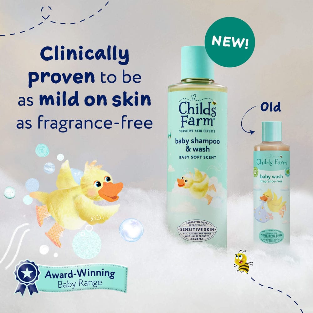 Childs Farm Shampoo Childs Farm Baby Shampoo & Wash Baby Soft Scent 250ml