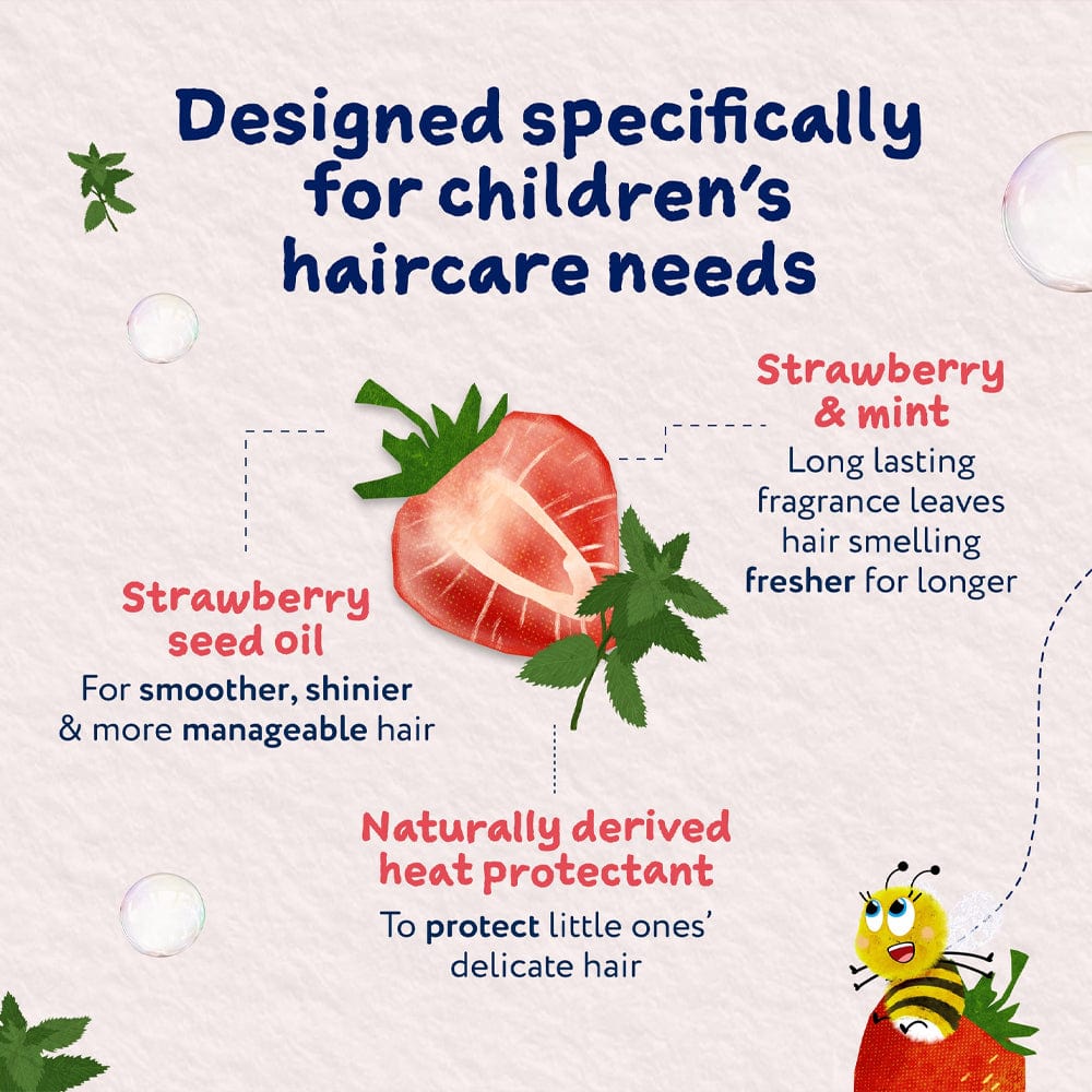 Childs Farm Shampoo Childs Farm Tangle Taming Strawberry & Mint Shampoo 250ml