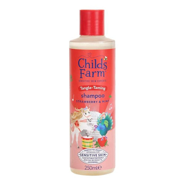 Childs Farm Shampoo Childs Farm Tangle Taming Strawberry & Mint Shampoo 250ml