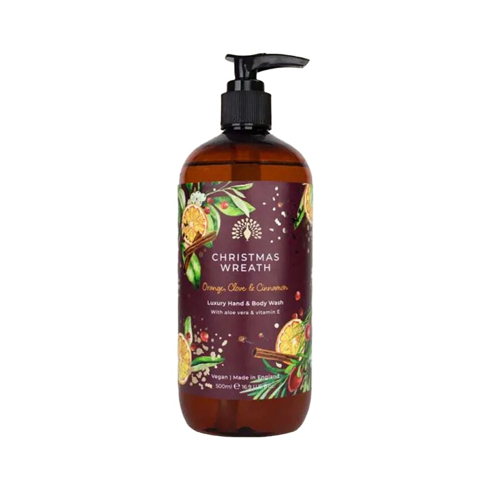 The English Soap Company Hand Wash Christmas Tidings Christmas Wreath Hand and Body Wash