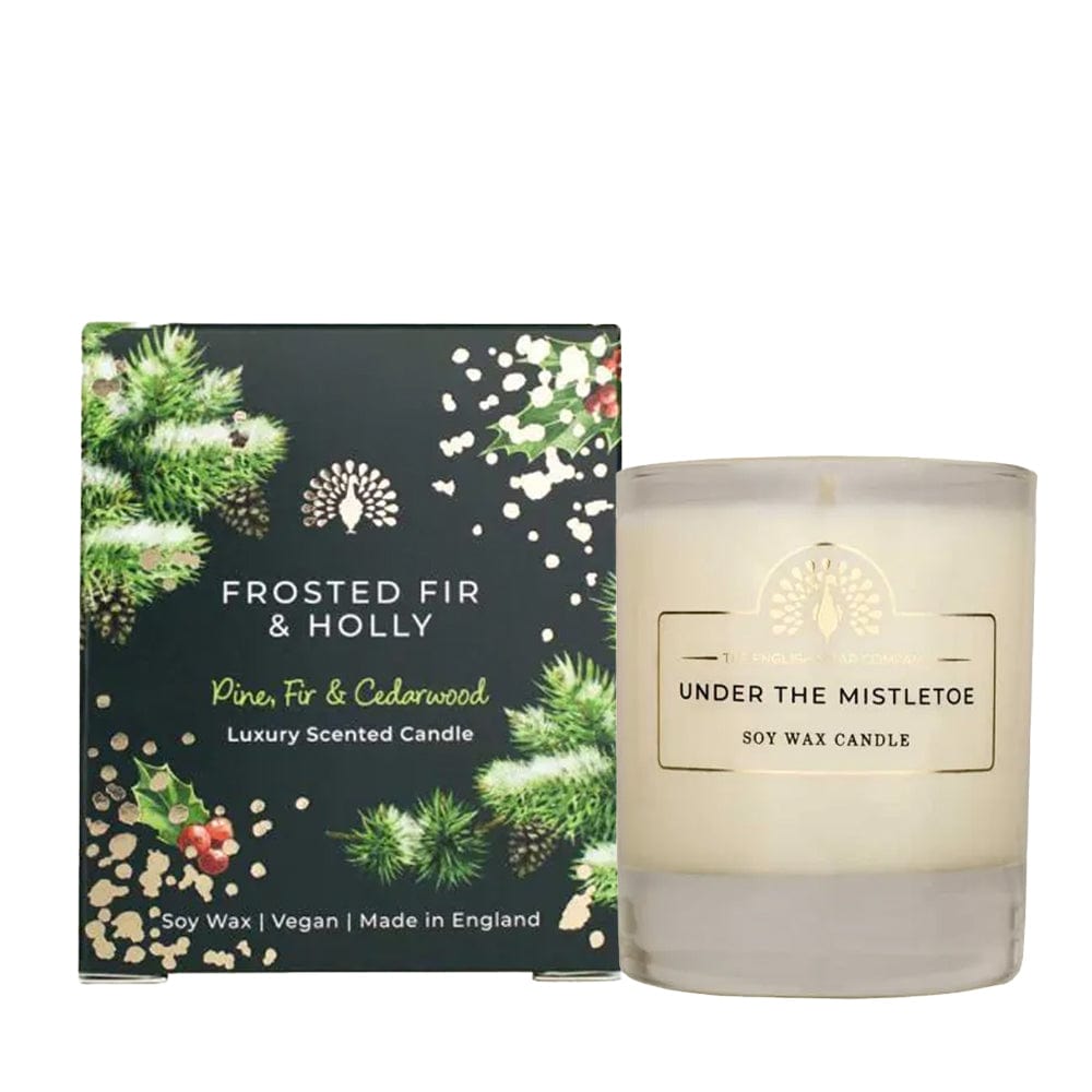 The English Soap Company Candle Christmas Tidings Frosted Fir and Holly Scented Candle