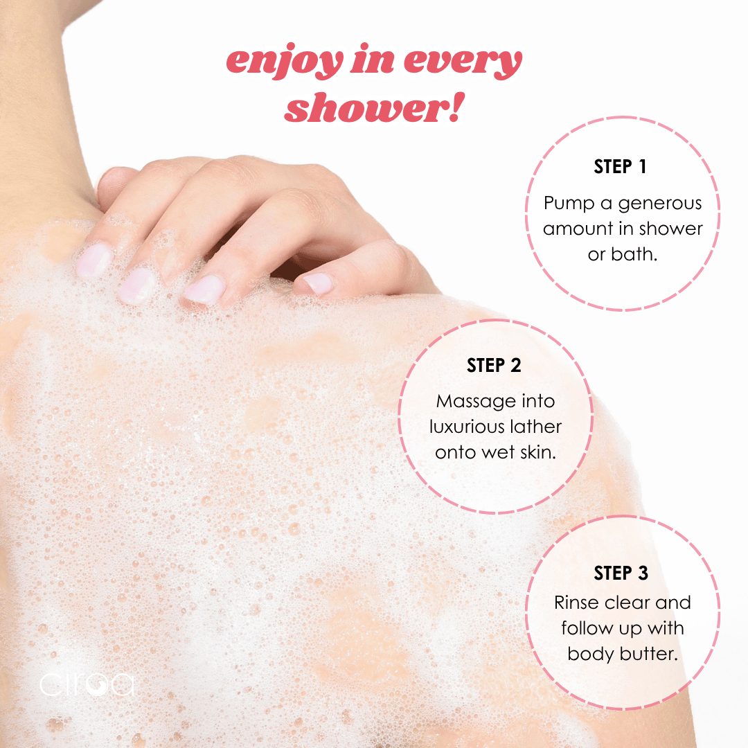 Ciroa Shower Gel Ciroa Raspberry & Vanilla Shower Gel 500ml