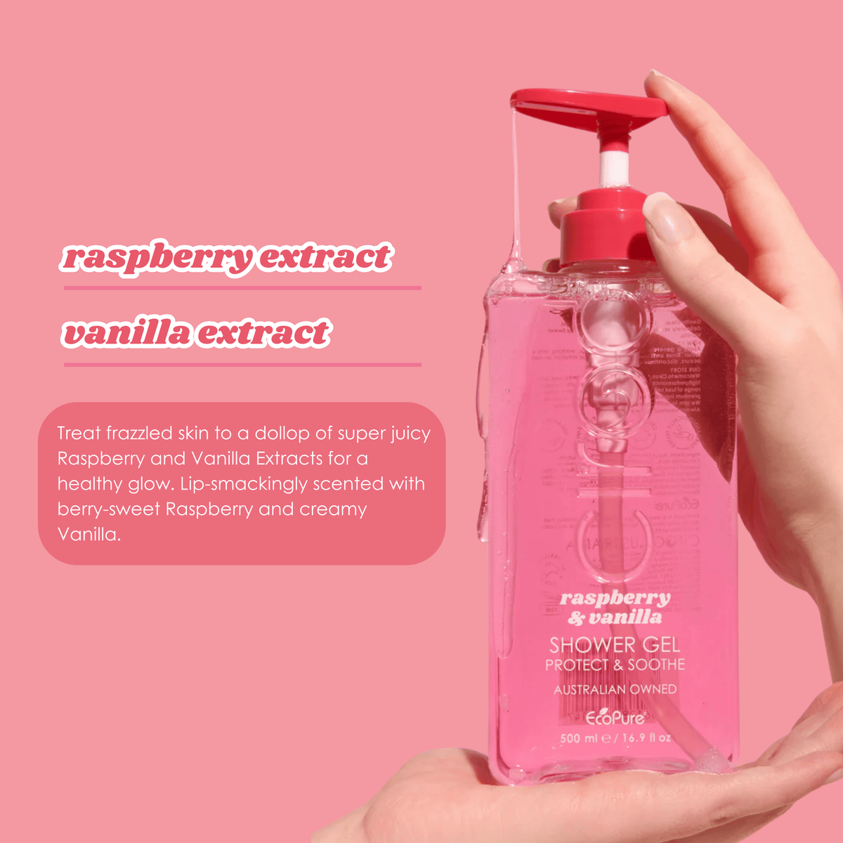 Ciroa Shower Gel Ciroa Raspberry & Vanilla Shower Gel 500ml