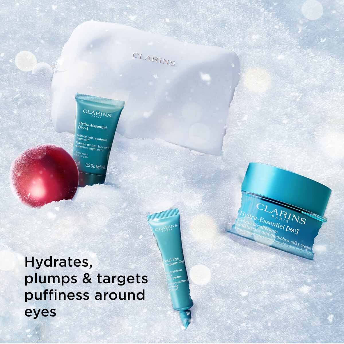 Clarins skincare set Clarins Hydra Essiental Routine
