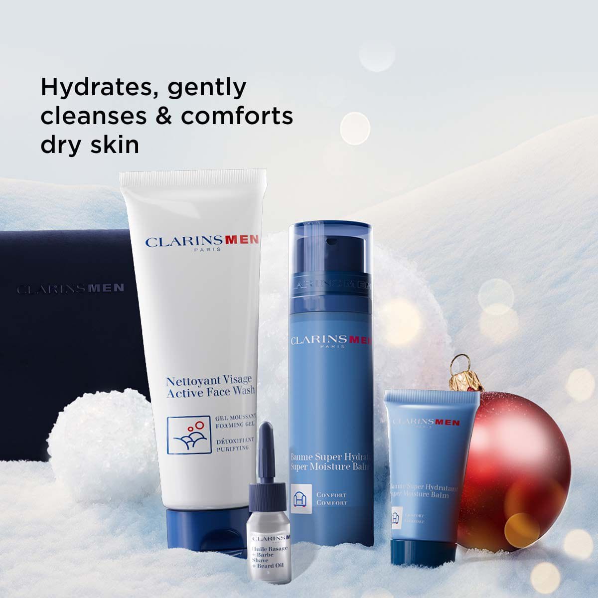 Clarins skincare set Clarins Men Essentials Gift Set