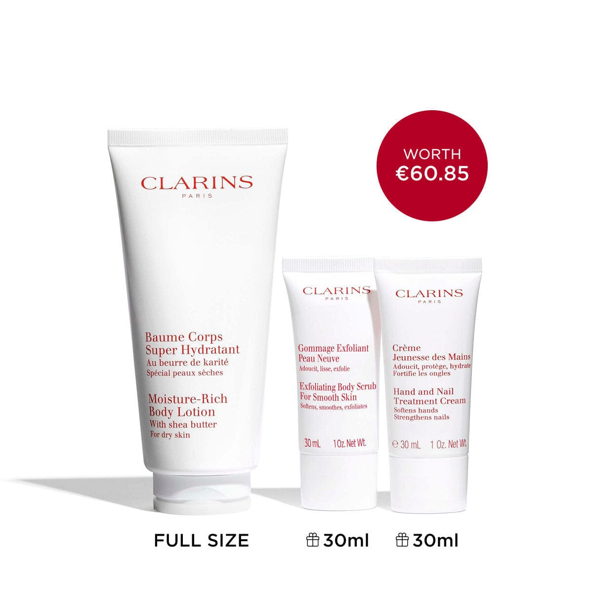 Clarins skincare set Clarins Smooth Skin Ritual