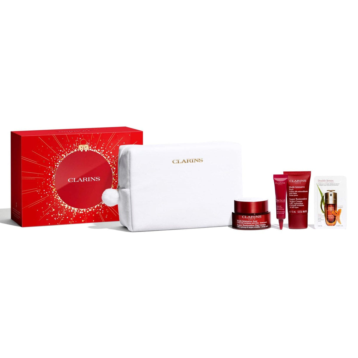 Clarins skincare set Clarins Super Restorative Routine
