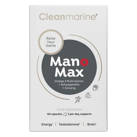 Cleanmarine Vitamins & Supplements Cleanmarine ManoMax 60 Capsules