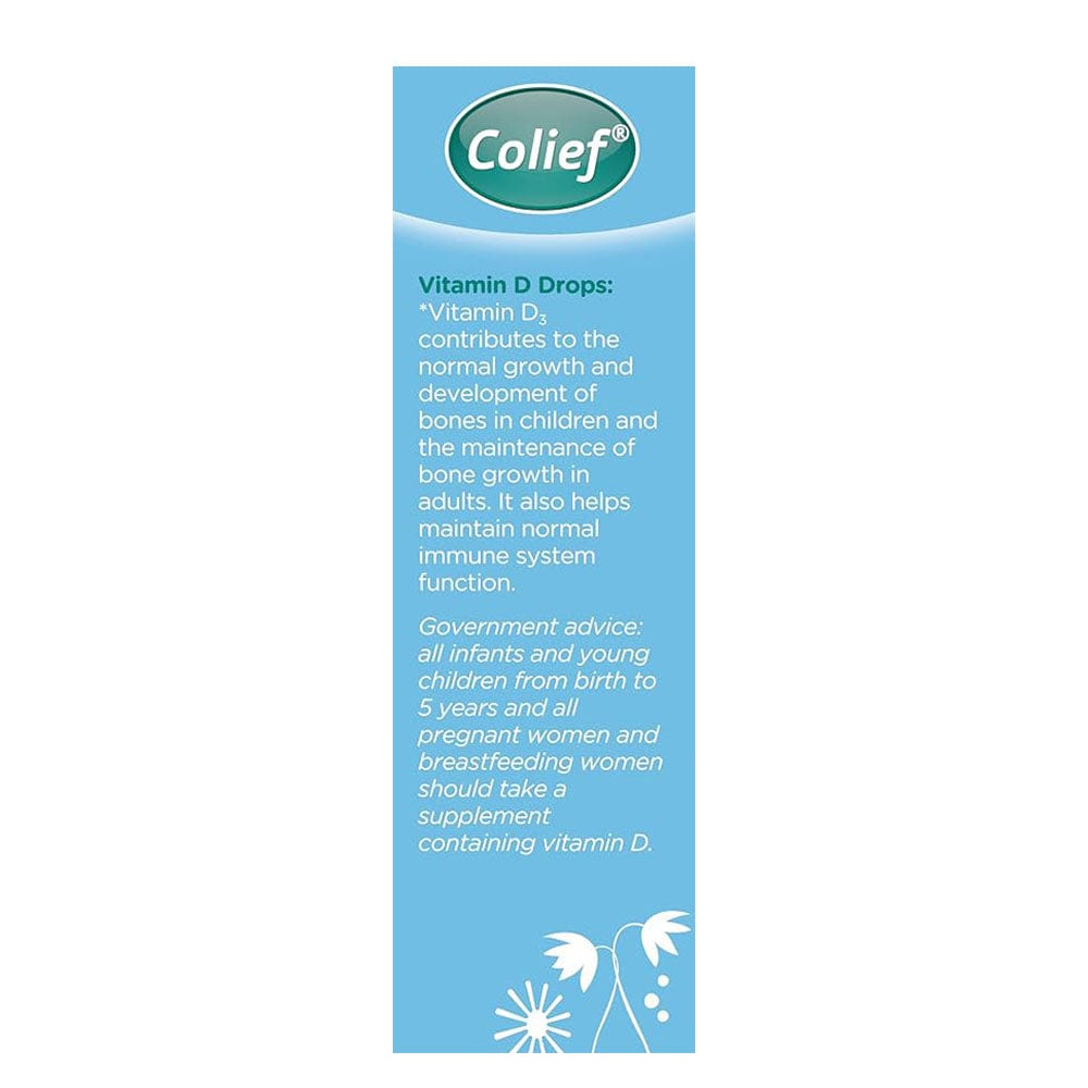 Colief Vitamins & Supplements Colief Vitamin D3 Drops 20ml