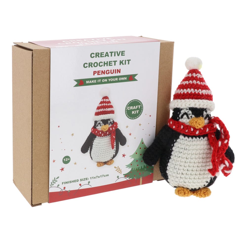 Joe Davies Crochet Kit Christmas Penguin Creative Crochet Kits