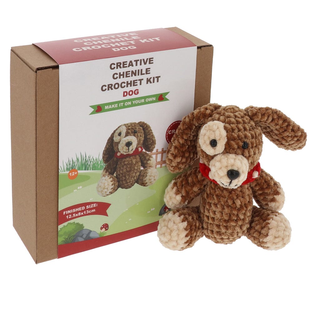 Joe Davies Crochet Kit Patch Dog Creative Crochet Kits