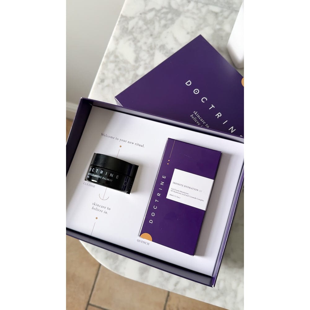 Doctrine Skincare Set Doctrine Cleanse & Quench Ritual Gift Set