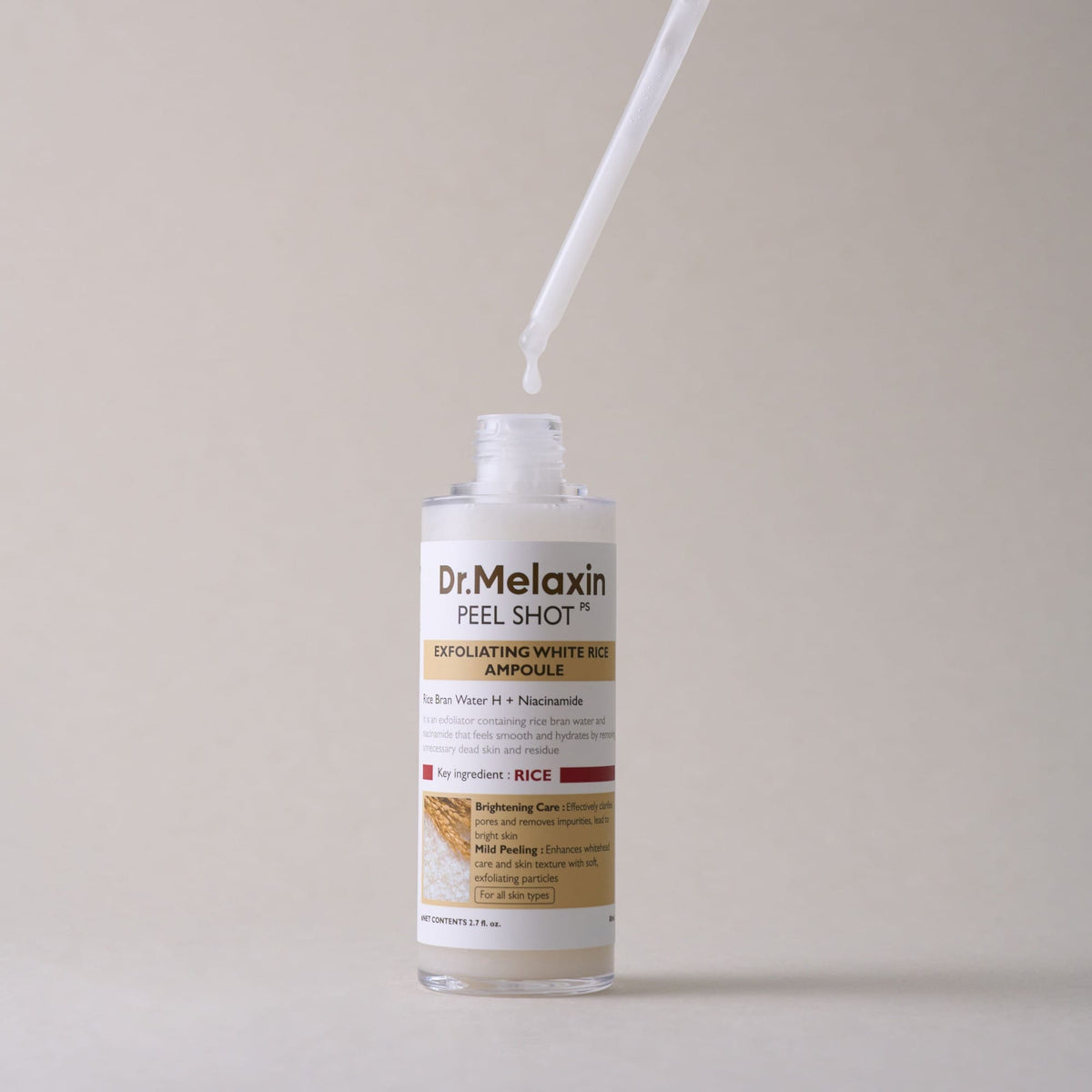 Dr.Melaxin Skin Treatment Dr.Melaxin Peel Shot Exfoliating White Rice Ampoule 80ml