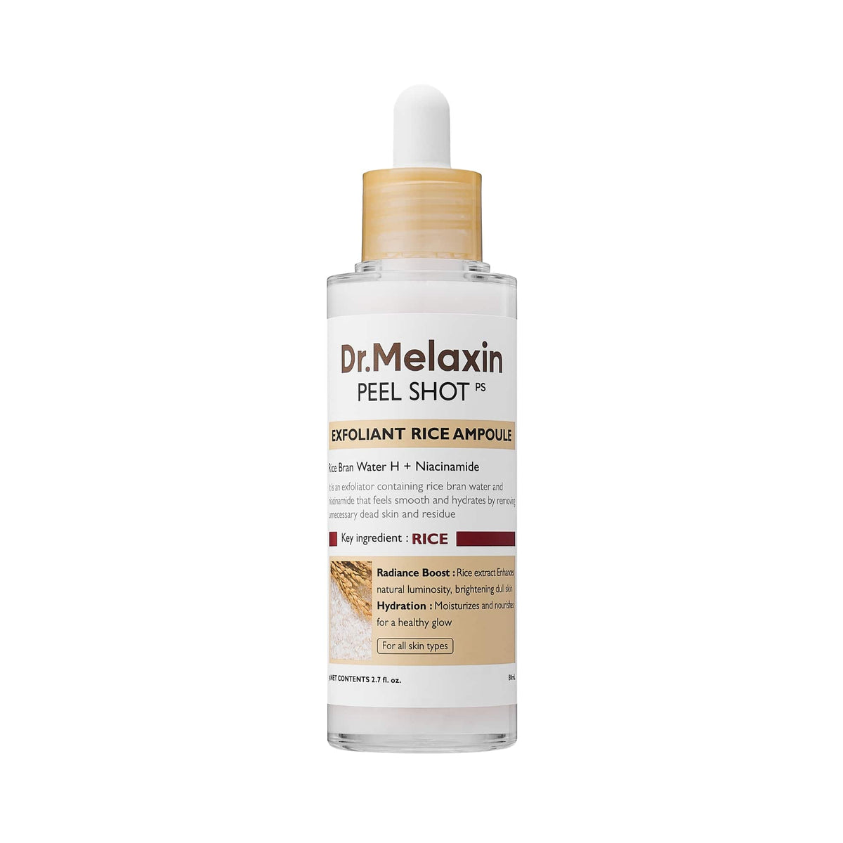Dr.Melaxin Skin Treatment Dr.Melaxin Peel Shot Exfoliating White Rice Ampoule 80ml