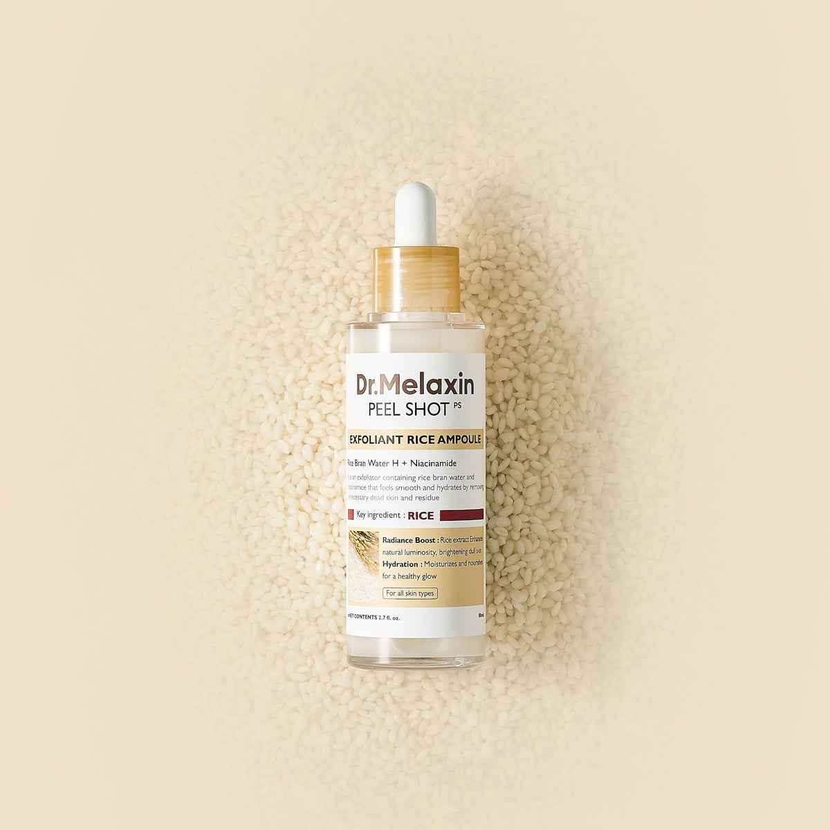 Dr.Melaxin Skin Treatment Dr.Melaxin Peel Shot Exfoliating White Rice Ampoule 80ml