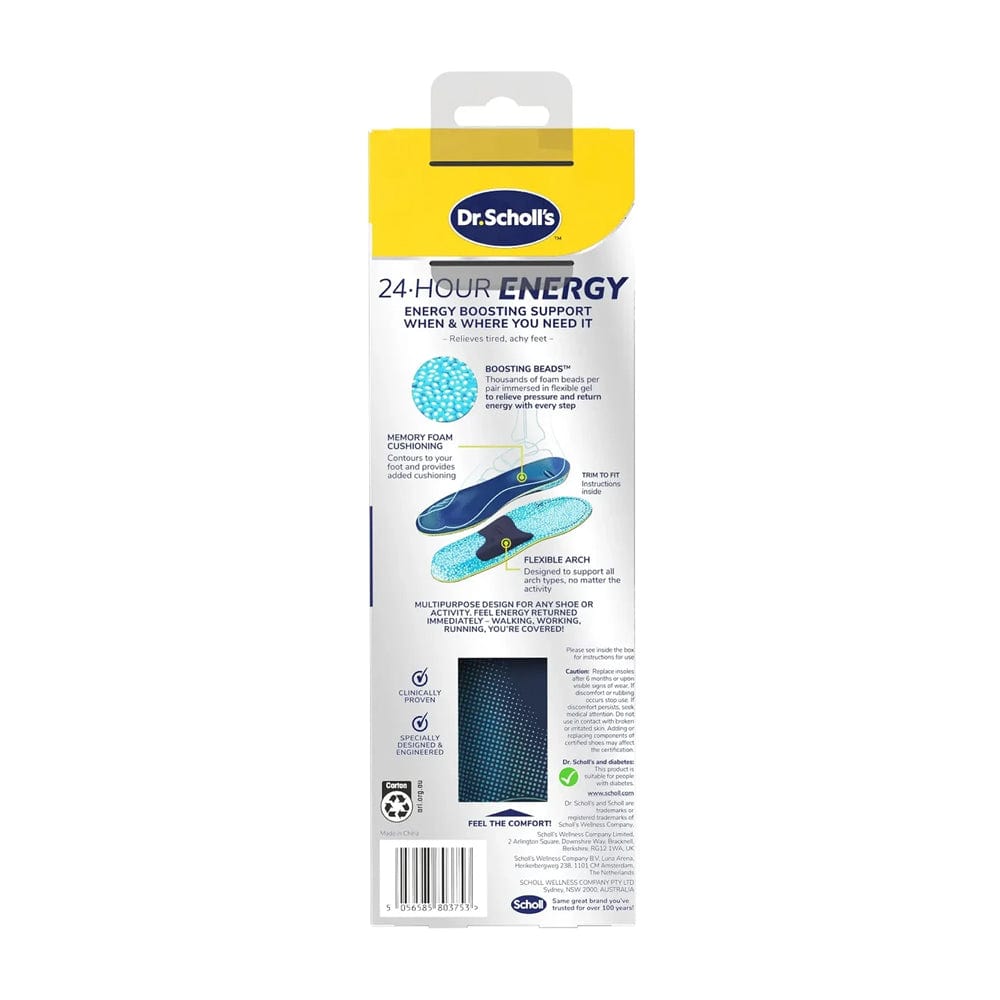 Dr.Scholls Insoles Dr.Scholl's 24-Hour Energy Multipurpose Insoles