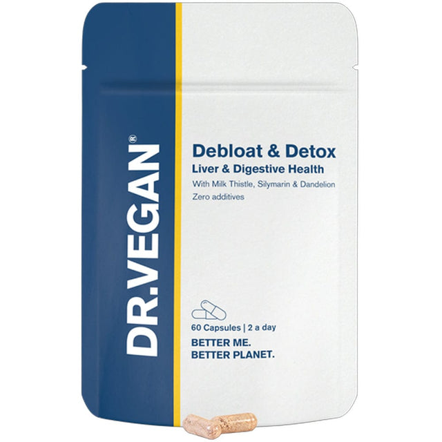 DR.VEGAN Vitamins & Supplements DR.VEGAN Debloat & Detox 60 Capsules